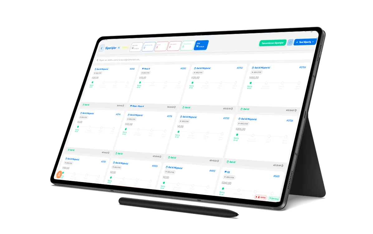 NovemPOS KasaPOS tablet uygulaması